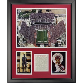 Legends Never Die Texas A&M Aggies - Kyle Field Framed Photo Collage, 16" x 20"