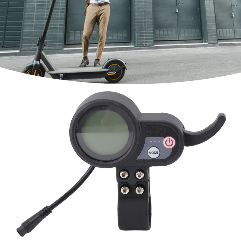 Electric Scooter LCD Display Panel 36 to 60V ABS Blue