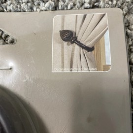 Home Trends Decorative Curtain Holdback  Home Trends 1 Pair  New in Package Copper Color