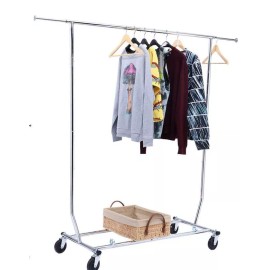 Unbranded/Generic Salesman Clothing Rack - Rolling & Collapsible
