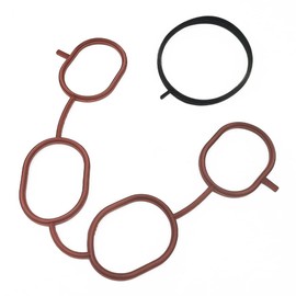 MATERIG Engine Intake Manifold Gasket Set for Nissan Versa, March, Note, Micra, Tiida, Kicks, V-Drive 2009-2020 - Compatible with OEM 13259000, 14035-1KT0A, 140351HK0A & More