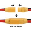 Meimom 4 Pairs XT90H XT90 Wire XT 90 Plug Male