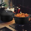 Suttmin 4 Pcs Mini Dutch Oven Small Round Iron Cocotte