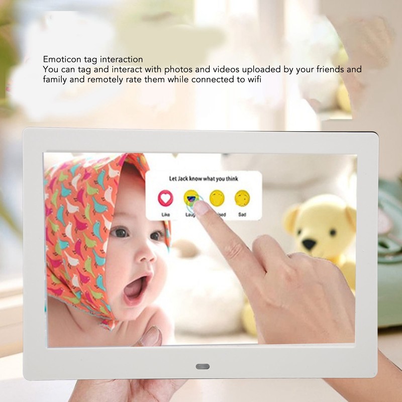 10 Inch Digital Photo Frame Multifunction WiFi IPS HD Touch