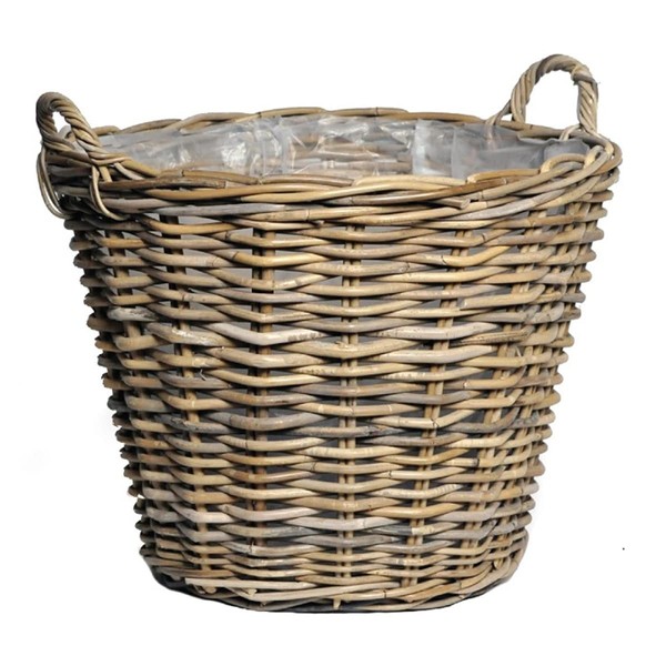 colourliving Wicker Basket with Handle Plant Basket Willow Large Handle