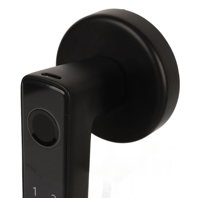 Fingerprint Lock Emergency Charging Low Battery Reminder Accurate Smart Door