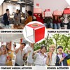 Lottery Box, raffle box, donation box, acrylic donation ballot, square