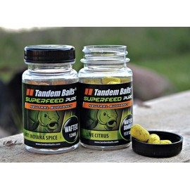 Tandem Baits 3-Pack SuperFeed Pure Dumbells Wafters ASH Flavour Mix | Carp Fishing Without Effort | Bait Large Fish Fishing | Carp Accessories Professionals & Hobby Anglers 15/12 mm 30 g