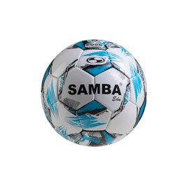 Samba Infiniti EDU Football - White/Blue Size 4 - PVC Training Ball Ideal for Schools & Education