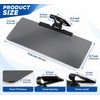 Car Anti-Glare Sun Visor for Daytime Driving – Gray Mounted
