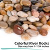 GASPRO 8lb Natural River Rocks, Decorative Rocks for Planters, Pots