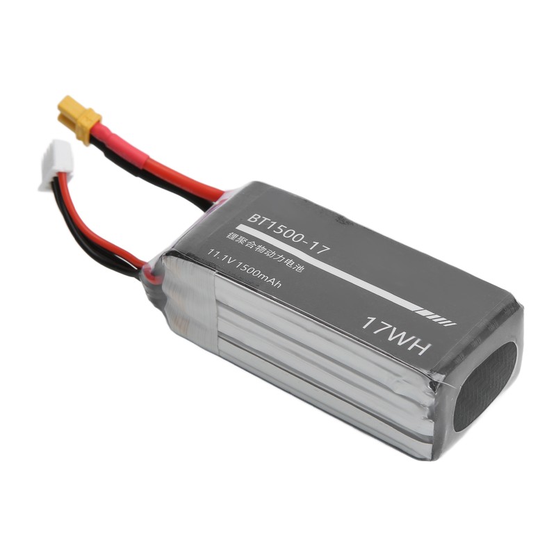 RC 1500mAh Lipo Battery 11.1V Provide Strong Power XT30 Output