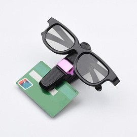 Car Sunglasses Two-way Holder Mount (Silver) / 차량용선글라스양방향홀더거치대(실버)