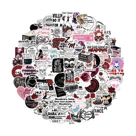 100 PCS Dark Romance Stickers,Bookish Reading Stickers for Kindle,Romance Stickers for Adult,Book Lovers Gifts