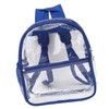 PVC Transparent Backpack Portable PVC Zipper Design High Capacity Clear