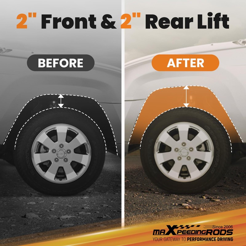 maXpeedingrods 2" Lift Kit for Geo/Chevy Tracker/Suzuki Sidekick 1989-1998, Suspension