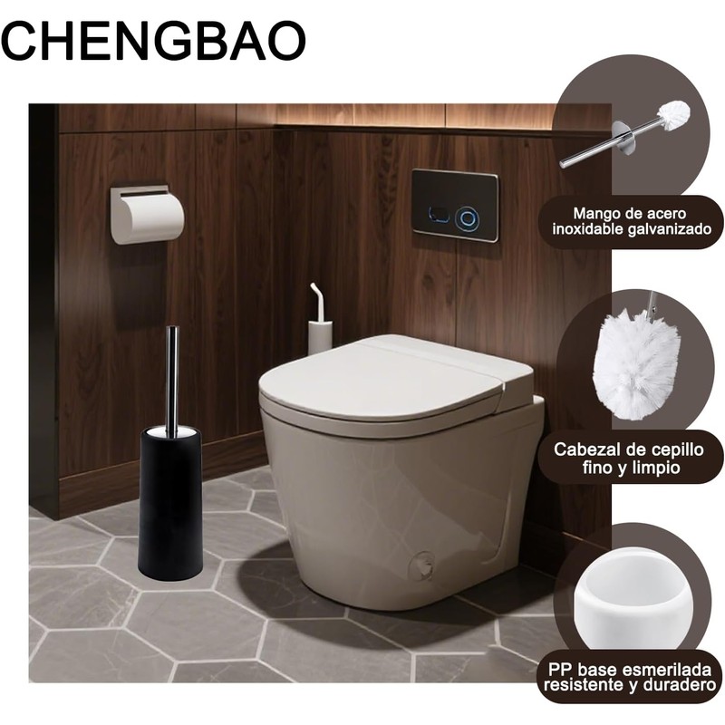 Cepillo de inodoro CHENGBAO 032 – Set de 2 piezas