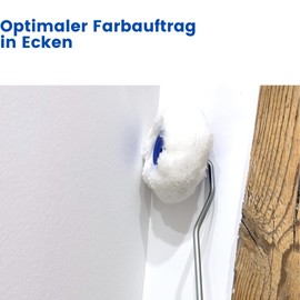 Professional Corner Roller Replacement Roller – Painter Paint Roller – Paint Roller – Paint Application in Corners, Edges and Narrow Spaces