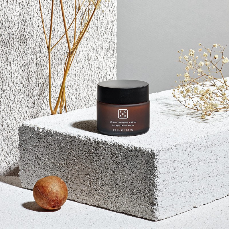 sober® Youth Infusion Cream Highly Effective Anti-Ageing Face Cream Reduces