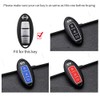 ontto 3-Button Car Key Case Cover for Nissan 370Z Qashqai