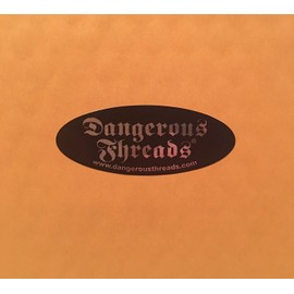 Dangerous Threads Biker Boot Chains Brown Topgrain Cowhide Leather Harness Straps