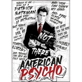 Ata-Boy American Psycho I Simply Am Not There 2.5" x 3.5" Magnet for Lockers and Refrigertors