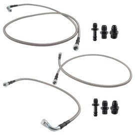 AUTOKAY 47RE Transmission Cooler Lines Kit Heavy Duty Fits for Dodge Ram Cummins 5.9L 1996-2002