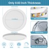 NOVELUX 5" Flush Mount Ceiling Light Dimmable, 5000K White LED