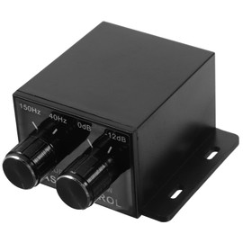 Mikinona Bass Knob Car Amplifier Bass Knob Level Controller Volume Control