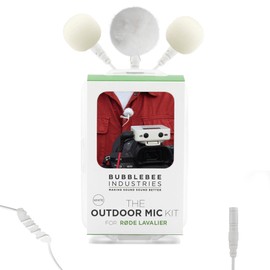 Bubblebee Industries Microphone Windscreen for Rode Lavalier/Lapel Microphones - Reduce Wind Noise & Clothing Rustle - Mic Kit - Windscreen Muff Wind Cover