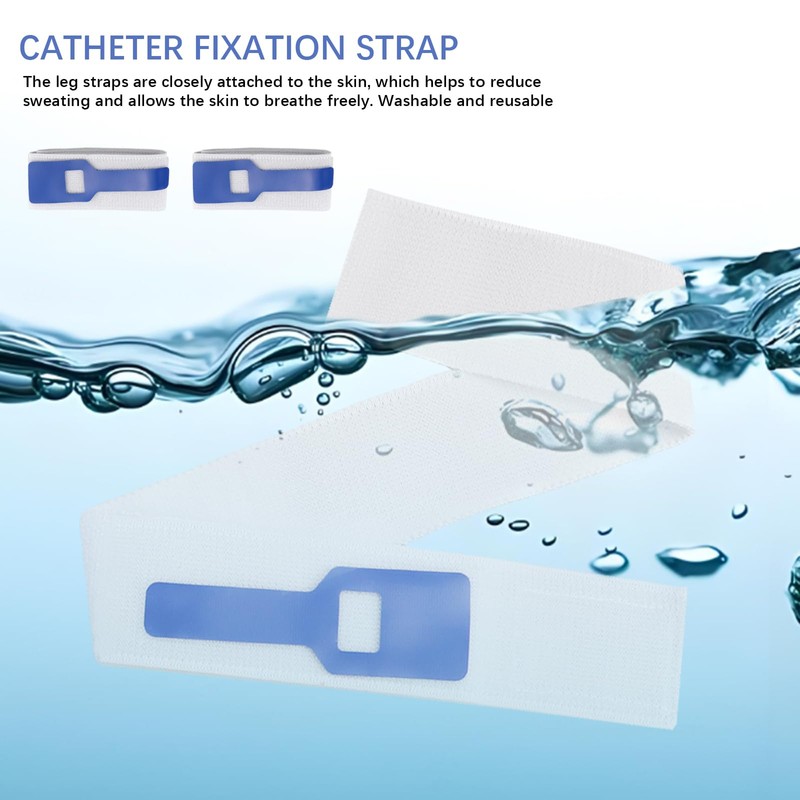 2 Pcs Catheter Leg Strap, Catheter Leg Bag Holder, Urinary