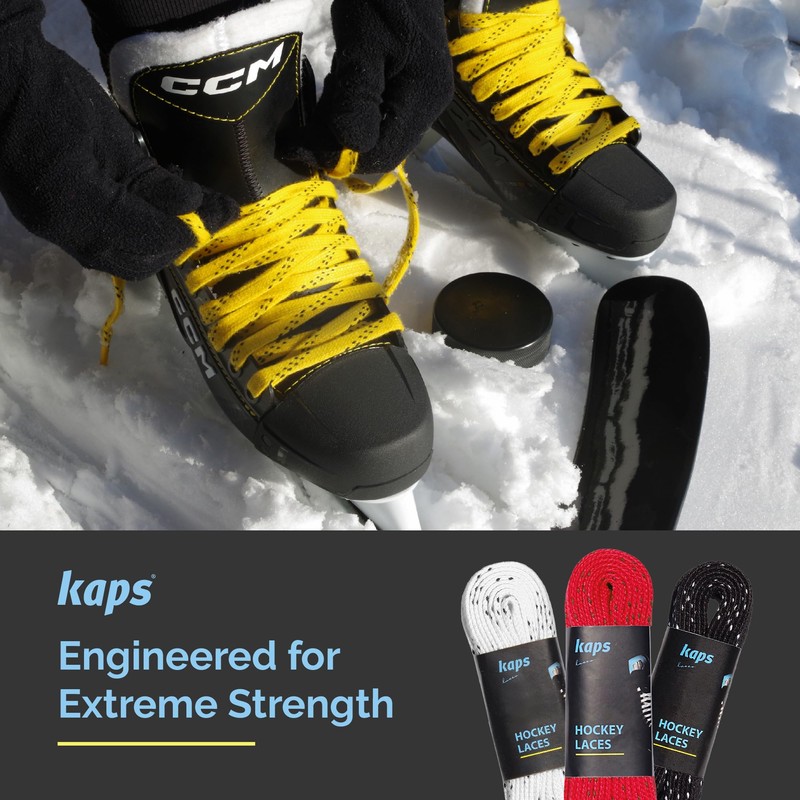 Kaps Polyester Waterproof Skate Laces – Exceptional Tensile Strength 190