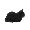 Hi-line Gift Ltd Sleeping Cat Statue, Black/white
