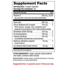 Redd Remedies, Adult Sinus Support, Respiratory and Immune Health Formula, 72 Capsules