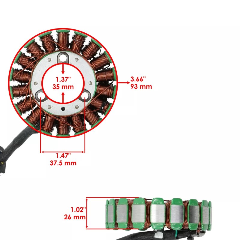 For Honda Stator For Honda Rancher 350 TRX350 TRX350FE TRX350FM