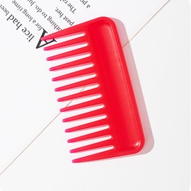 Mini Wide Tooth Comb,Small Travel Purse Hair Detangling Comb Beard Comb Pocket Comb for Curly Wavy Wet Dry Hair,Portable Care Comb Shower Comb Travel Comb Styling Comb for Men Women (Rose Pink-Style2)