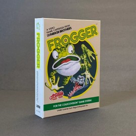 ColecoVision Parker FROGGER repro box - sturdy high quality boxes with foam tray