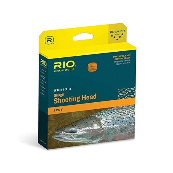 RIO Products Fly Line Skagit Max Head 600gr, Teal/Orange