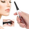 Heated Eyelash Curler Rechargeable Silicone Brush Head Portable Electric Eyelash
