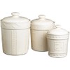 Signature Housewares Sorrento Set of 3 Ivory 36oz, 48oz, 80oz