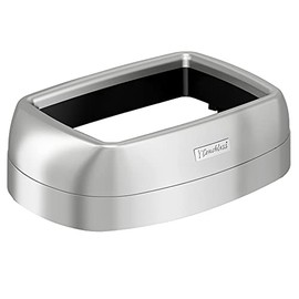 iTouchless Trash Can Lid Elliptical Open Top Models OL13STV and OL16STV Fits 13 and 16 Gallon Garbage Bins