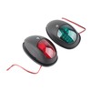 2pcs Waterproof Boat Navigation Light Green Red Marine LED for