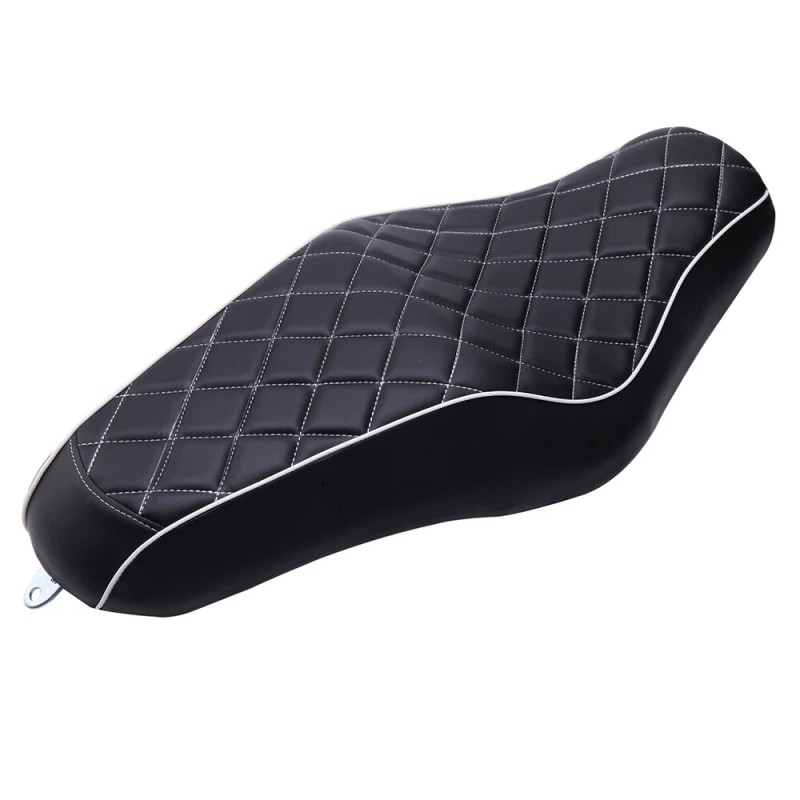 KEEPDSGN Black Two Up Driver Passenger Seat For Harley Sportster