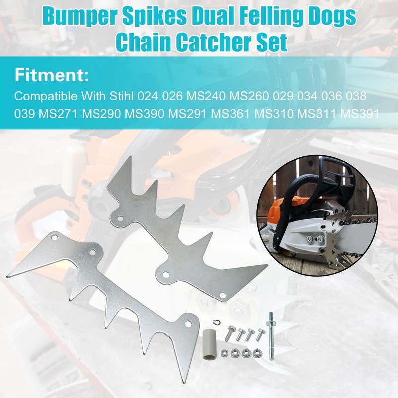 Wyrxalon Dual Felling Dog Catcher Set Compatible with Stihl 024