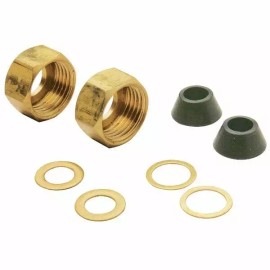 Do It Best (6)-Do it Faucet Supply Kit 3/8 In. and 1/2 In. friction rings and cone washers