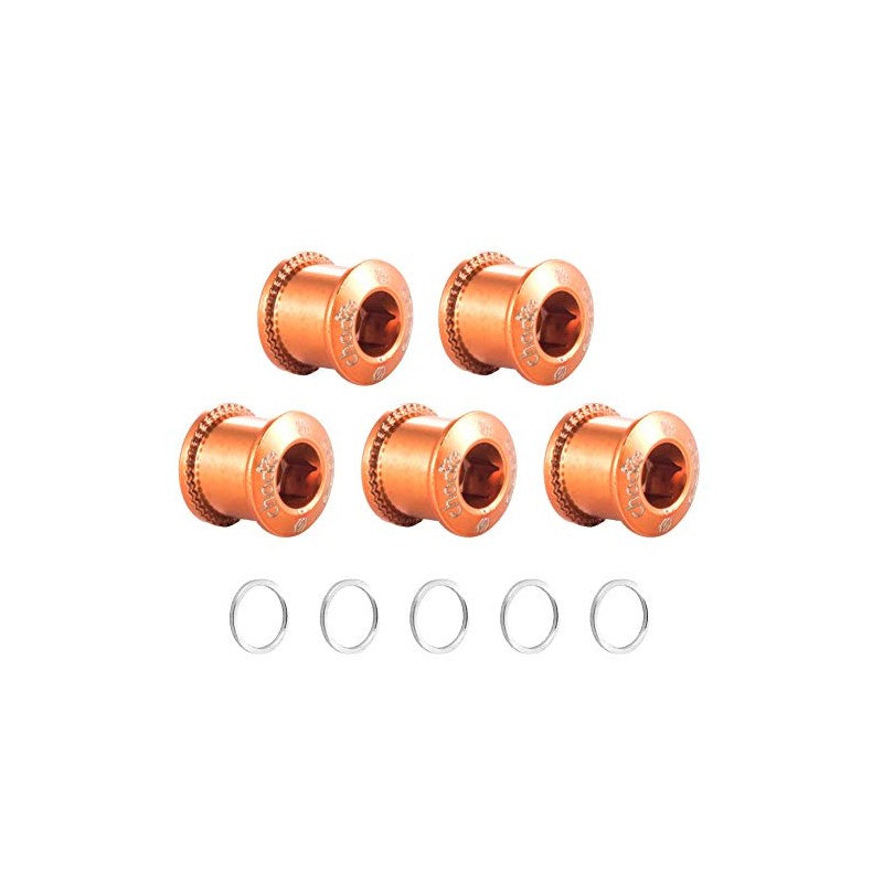 Chooee Double/Single Speed Chainring Bolt, M8 Double Chainring Screws for