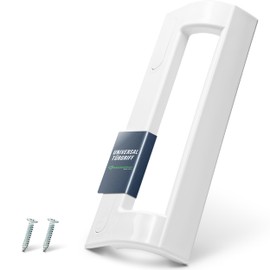 Fridge Handle Universal 200 x 70 mm Door Handle Fridge White Door Handle for Fridge and Freezer Fridge Handle with Mounting Distance 82-163 mm Compatible with Bosch, Siemens