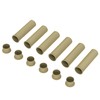 ALLSAFE Pool Fence Deck Sleeves & Hole Caps - Tan