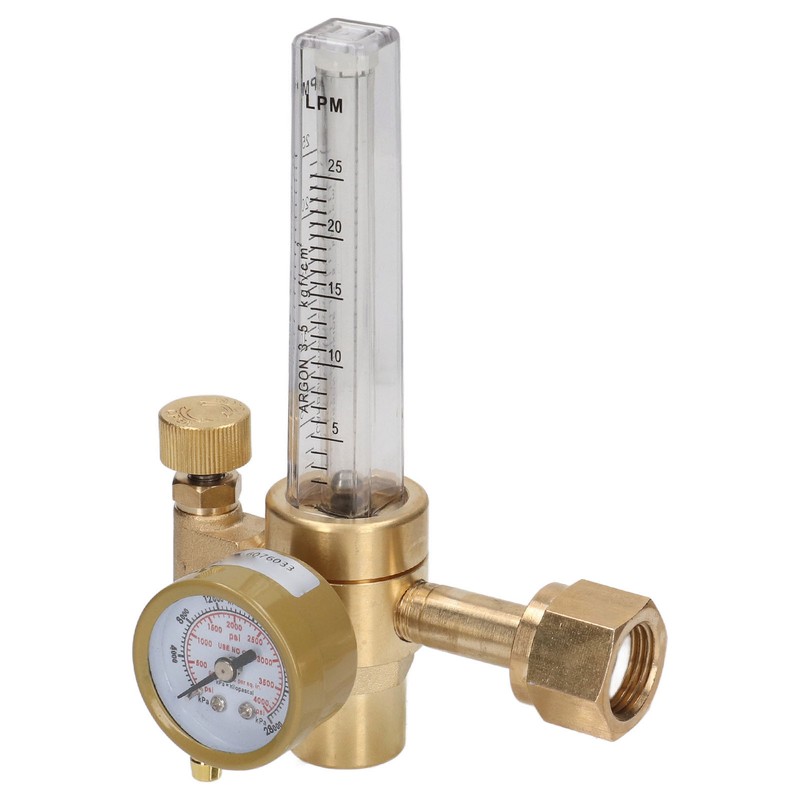 Argon Pressure Regulator Flow Meter Welding Gas CO2 Regulator Gauge