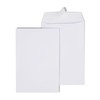 Prinko 6"x9" Mailing Shipping White Kraft Catalog Envelope, Self-Seal, 25/CT